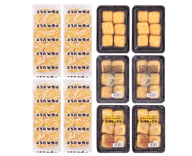 レンジで簡単! 栃尾油揚げ・一口油揚げ 詰め合わせ10個入 2026/10/08