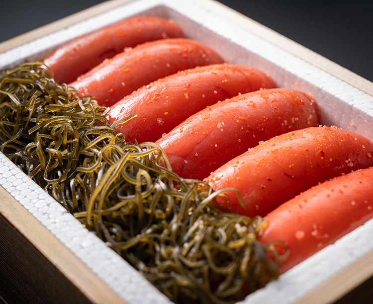 秘伝製法!辛子明太子たまり漬け