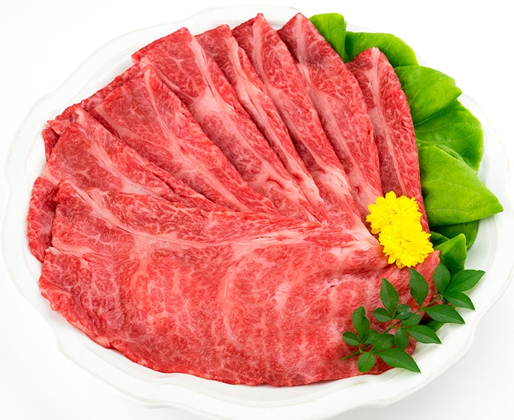 とろける食感!小形牧場牛の「肩ローススライス」300g