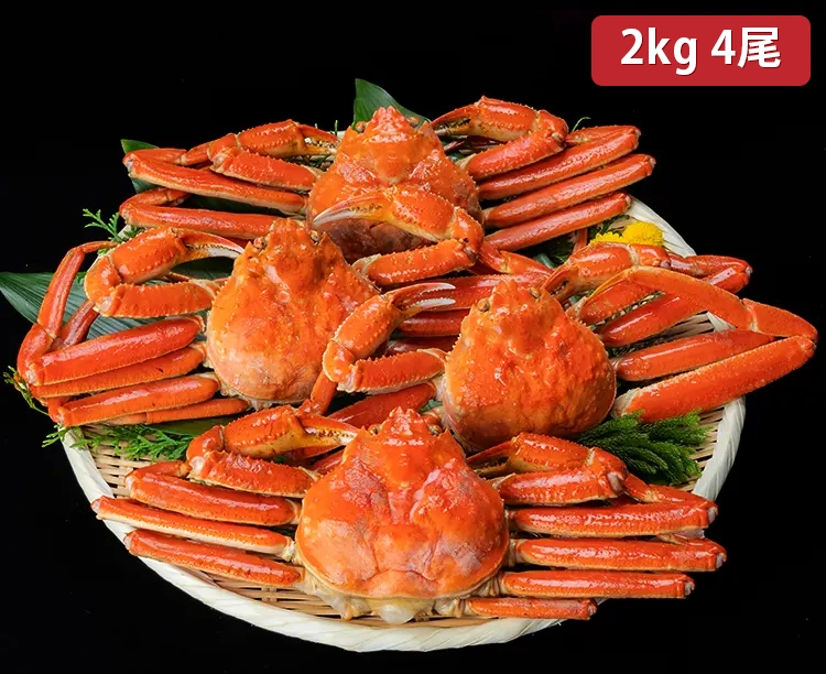 訳あり!カナダ産ボイルずわいがに 2kg(4尾)