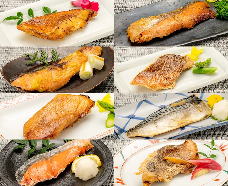 レンジでこんがり焼き魚(8種16切セット)