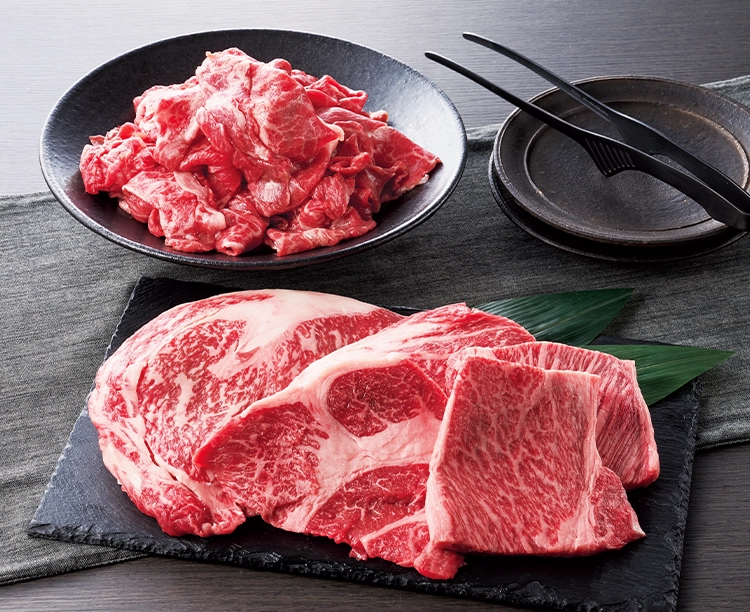 「モッタイナイビーフ」和牛・国産牛ミックス  焼肉&切り落としセット 1kg