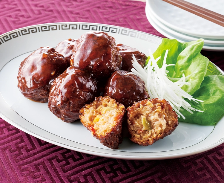 コク旨甘酢あんの五彩肉団子