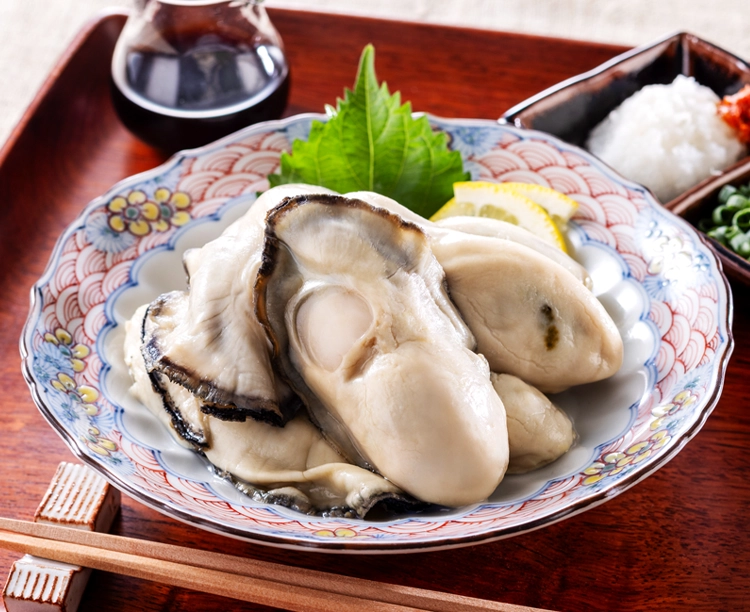 【2セット】広島県産大粒浜ゆで牡蠣 1.8kg