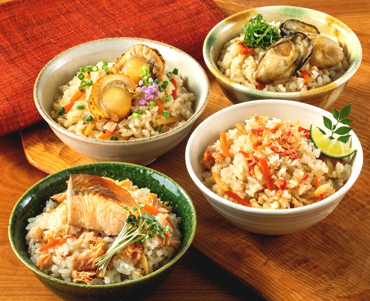 海鮮炊き込みご飯の素4種セット