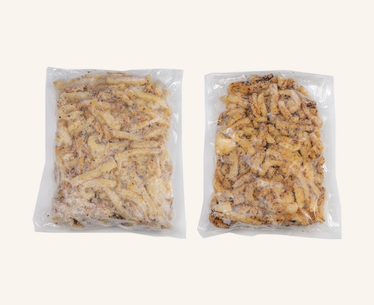 イカの「特製醤油焼き」と「ピリ辛七味焼き」のセット