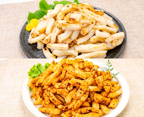 青森県産 イカの 特製醤油焼き と ピリ辛七味焼き のセット 魚介類 テレビ東京のお取り寄せグルメ虎ノ門市場