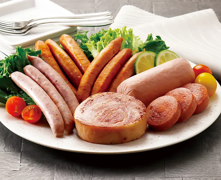 宮崎「大淀河畔 みやちく」ハム・ソーセージセット