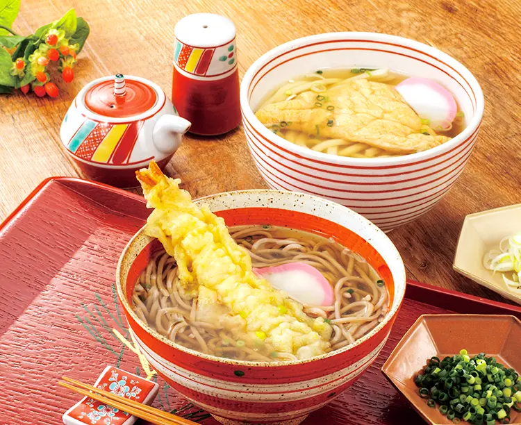 温めるだけ！具材付き！年越しそば・年明けうどんセット