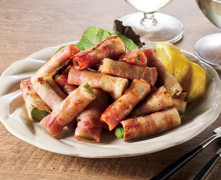 ひとくちアスパラベーコン