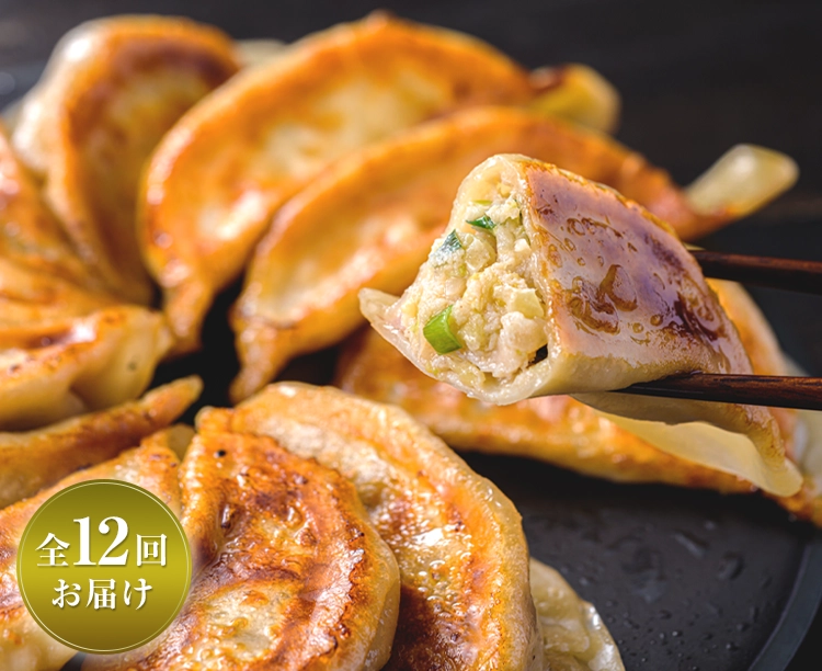 【グルメ定期便】焼き餃子協会会長監修！全国の餃子定期コース