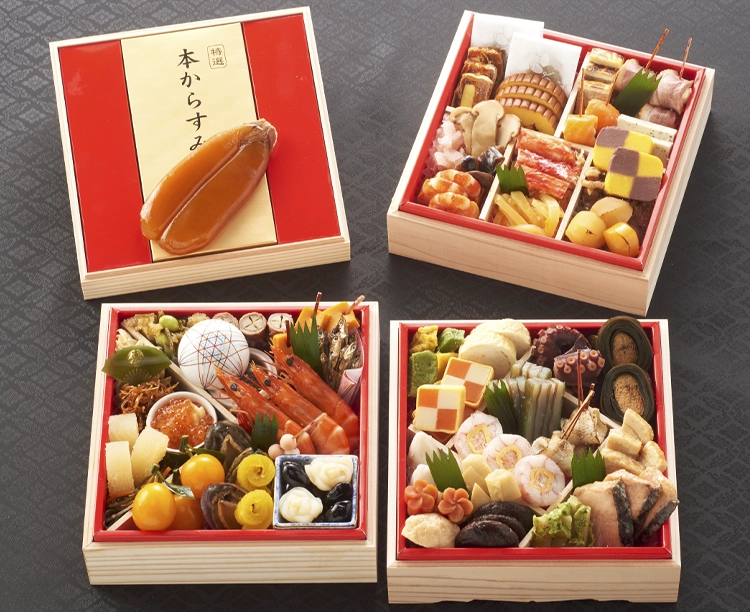 山福 和洋折衷おせち「味百華 四段重」