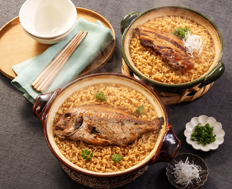 ほぐし飯の素 鯛めしと富士桜ポークのスペアリブ2種セット